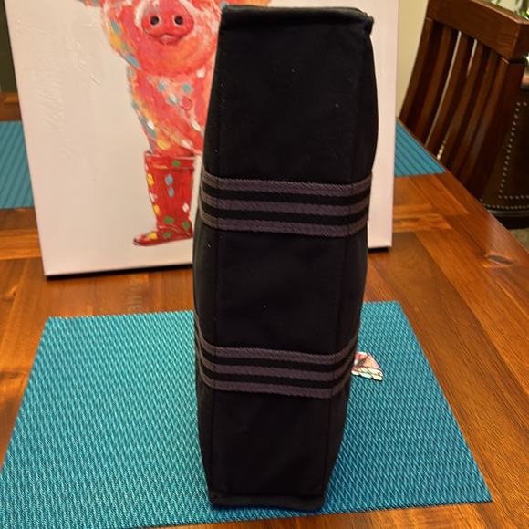 Hermes Fourre Tout MM Handbag Tote Black and Gray - Picture 3 of 9